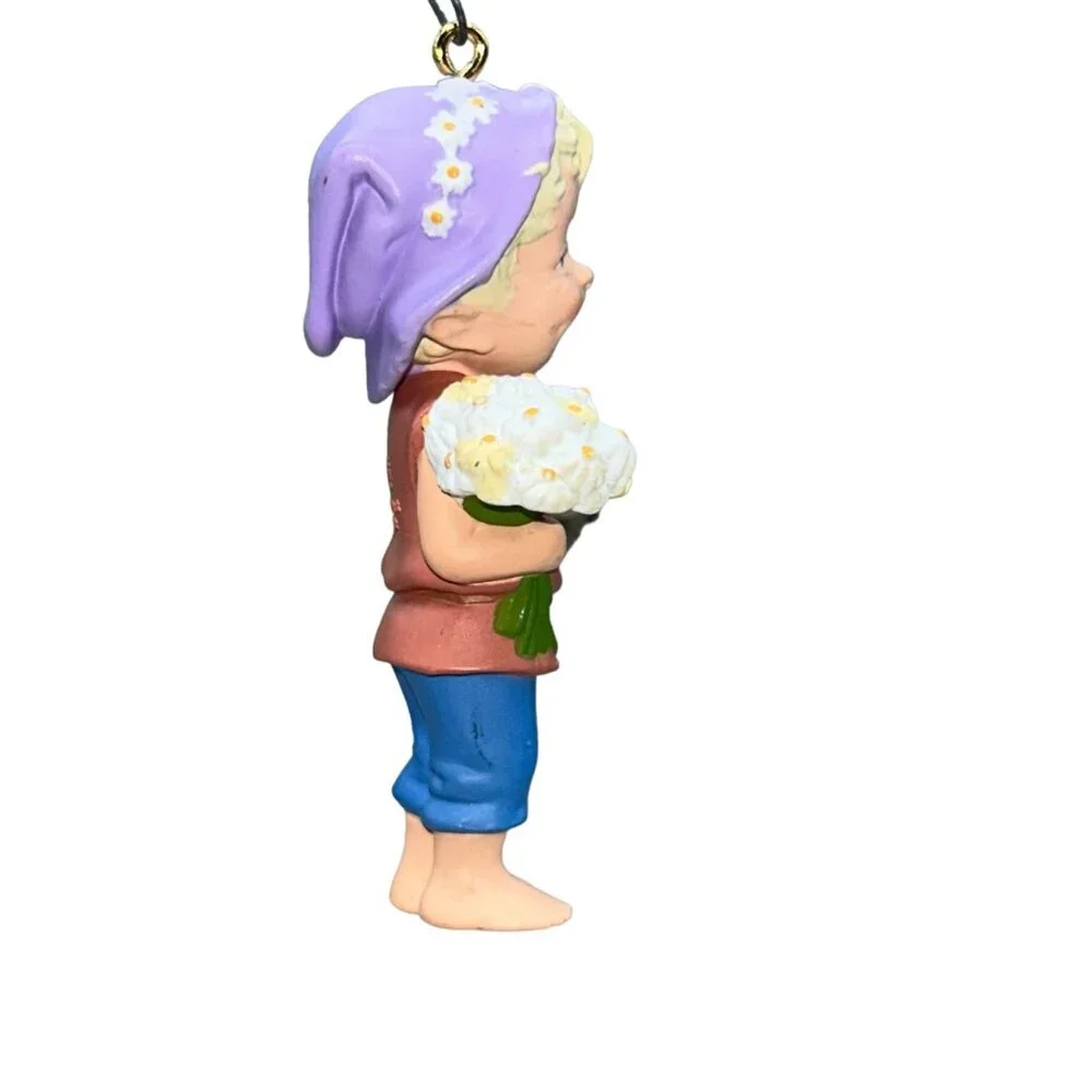 Hallmark Keepsake Ornament Daisy Days‎ Garden Elves Collection 1994 Christmas